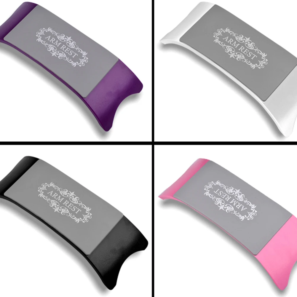 1-delige opvouwbare handkussenset Hoge kwaliteit siliconen manicuremat voor nagelsalon Comfortondersteuning Gemakkelijk mee te nemen Wasbaar Roze