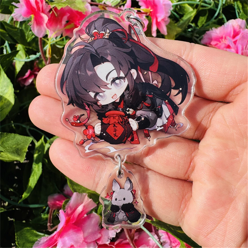 لعبة مو داو زو شي مؤسس الشيطان غراندماستر من زراعة الشيطاني أزياء تنكرية سلسلة مفاتيح ملحقات سلسلة المفاتيح