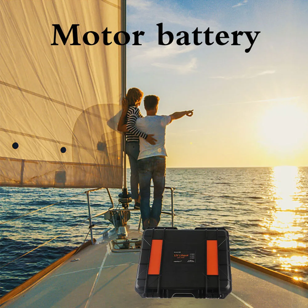 Lifepo4 Battery 12V 100Ah 120Ah 4S1P With BMS Protection Equipped with Bluetooth Portable Battery 12.8V High-Power Power Bank