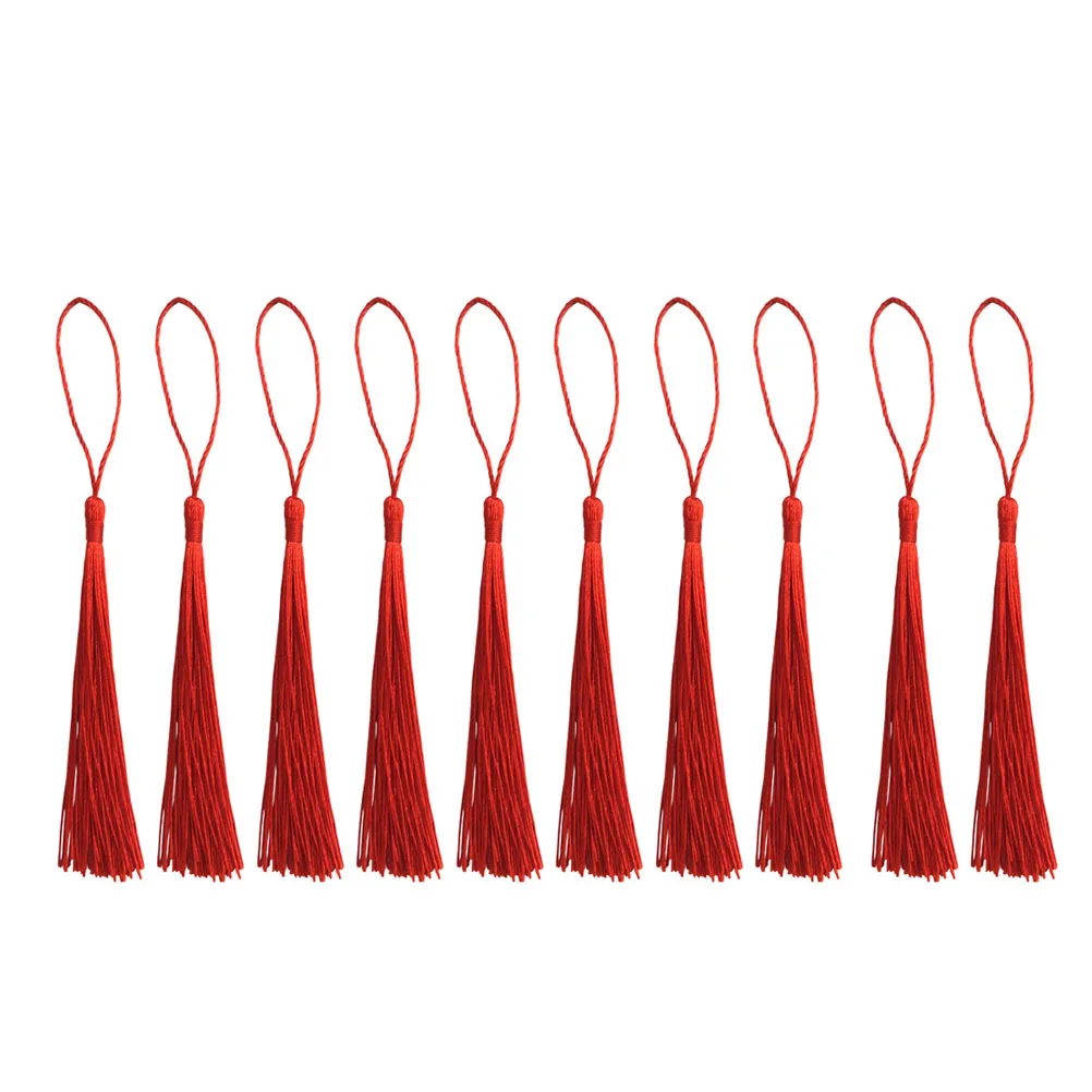 

20Pcs Chinese Lantern Hanging Tassels Red Cotton Rope Decorative Hanging Festival Lantern Accessory for Party Banquet