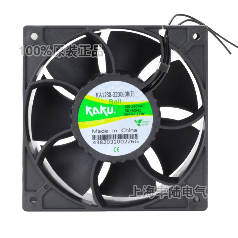 

KA1238-3200E OB (E) 0.06/0.15A 120X120X38MM 100-240VAC cooling fan