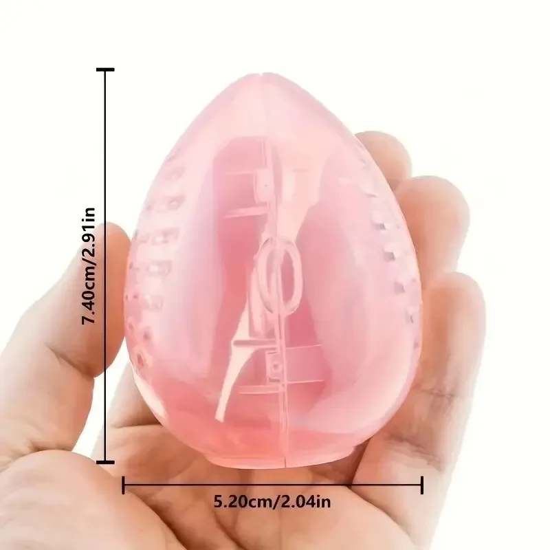 Portable breathable puff box beauty egg storage perforated breathable shell