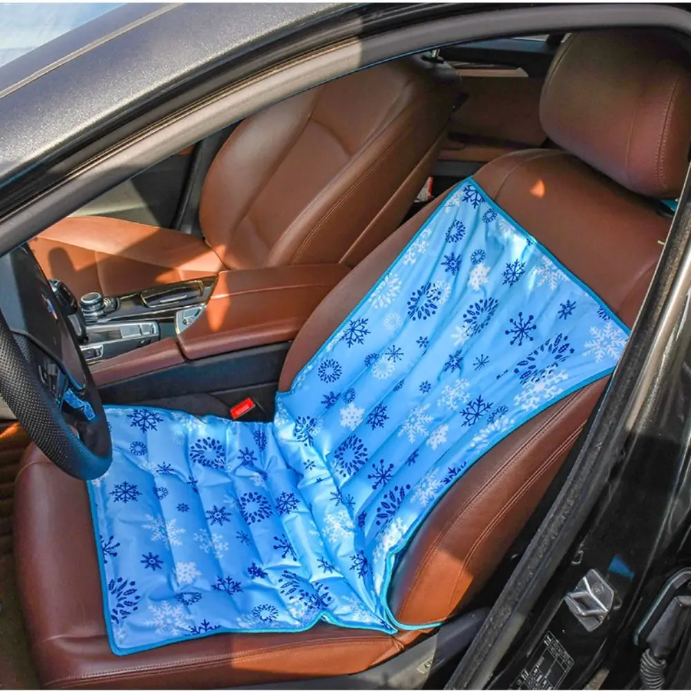 Summer Cooling Car Seat Cooling Pad Water Filled Foldable Cool Seat Cushion Portable Breathable Chair Cushion Summer