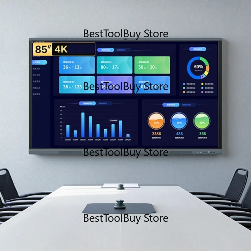 Touch Screen Interactive Whiteboard 55 65 75 86 98 110 Inch Digital Education Equipment for Classroom
