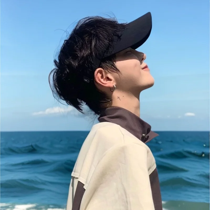 الصيف قبعة الشمس قبعة للشاطئ الرجال فارغة أفضل قبعة موضة قبعة الشمس الرجال في الهواء الطلق الأشعة فوق البنفسجية حماية قبعة الشمس الصيف قبعة للجري في الهواء الطلق 2