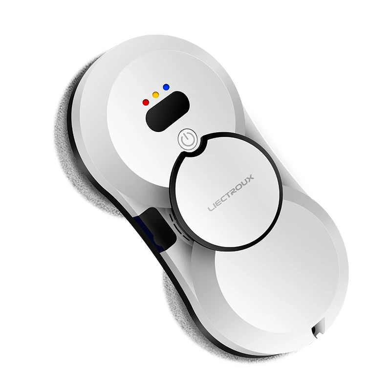 LIECTROUX HCR-10 창문 청소 로봇 자동 물 분사 및 걸레 10개를 갖춘 유리 청소 로봇