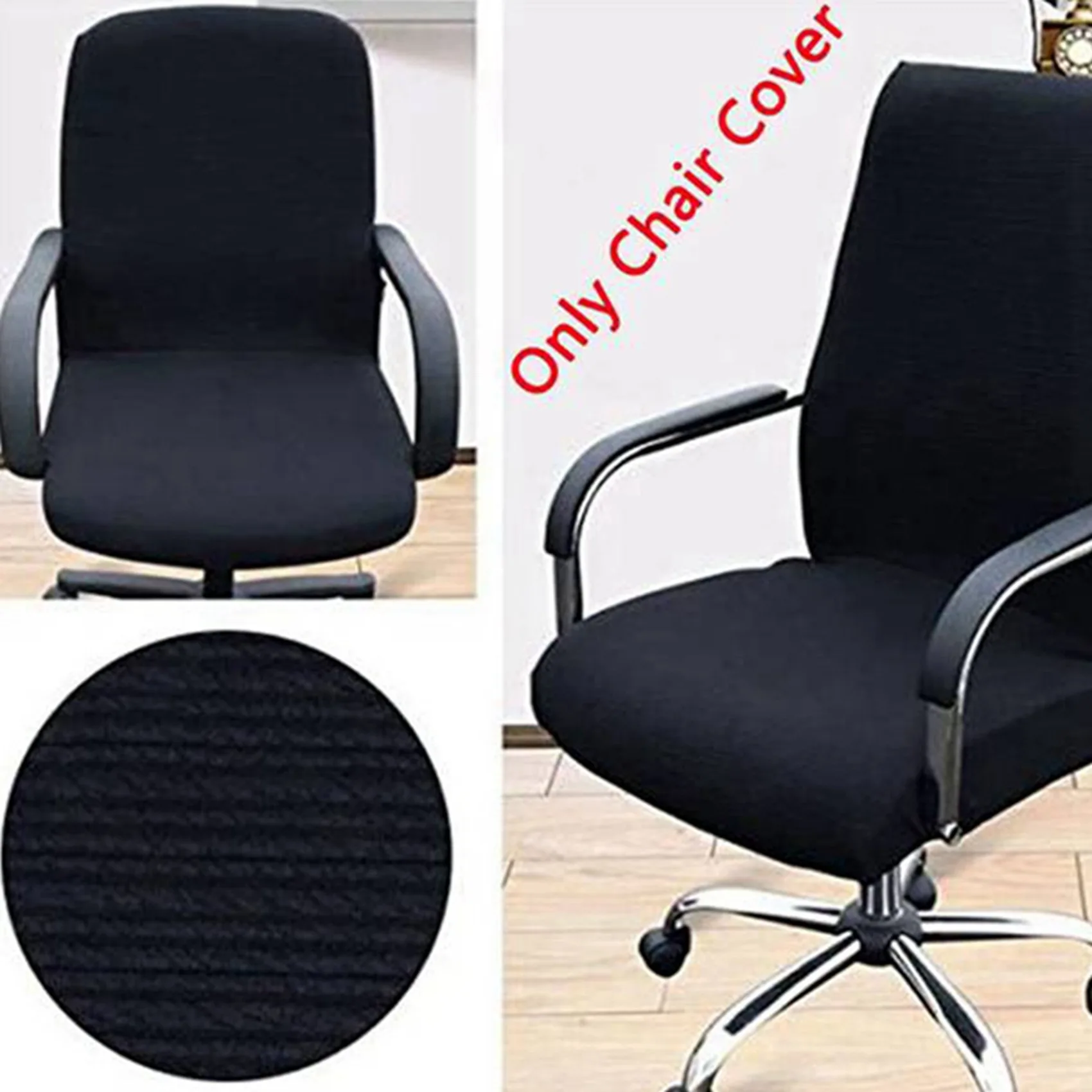 Y42A-2X Anti-Dirty Rotating Stretch Office Computer Desk Seat Chair Cover Waterproof Elastic Chair Covers Slipcovers L