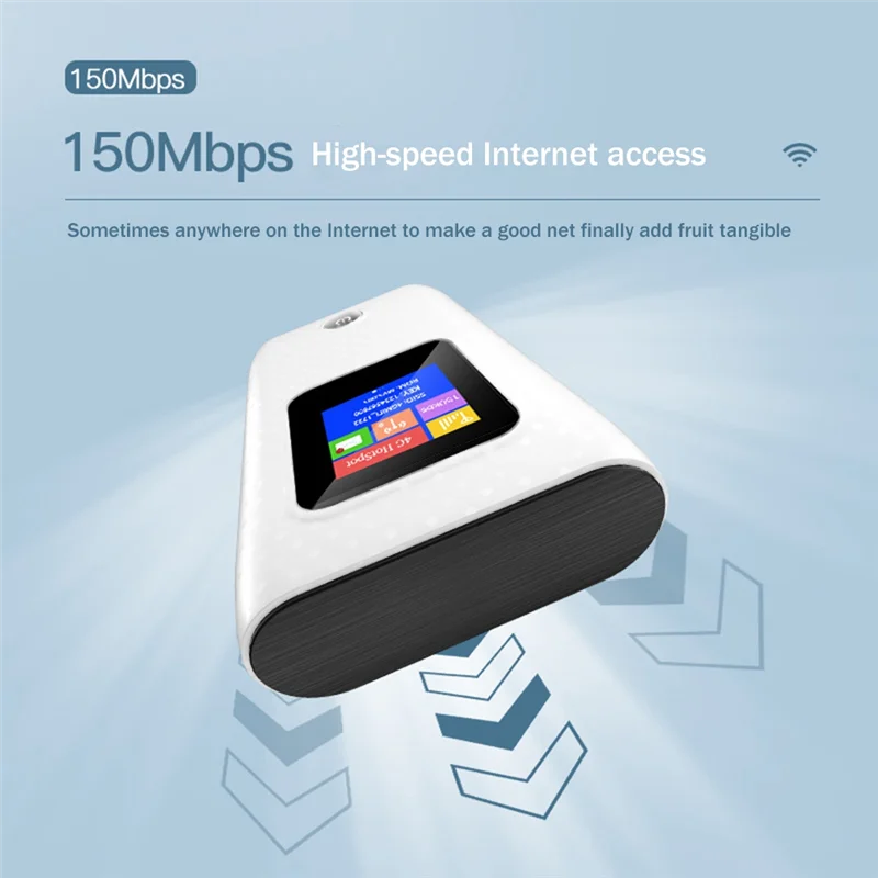 T88C 4G LTE راوتر 6000MAh قوة البنك راوتر المحمولة اللاسلكية واي فاي هوت سبوت راوتر 150Mbps محول واي فاي لاسلكي