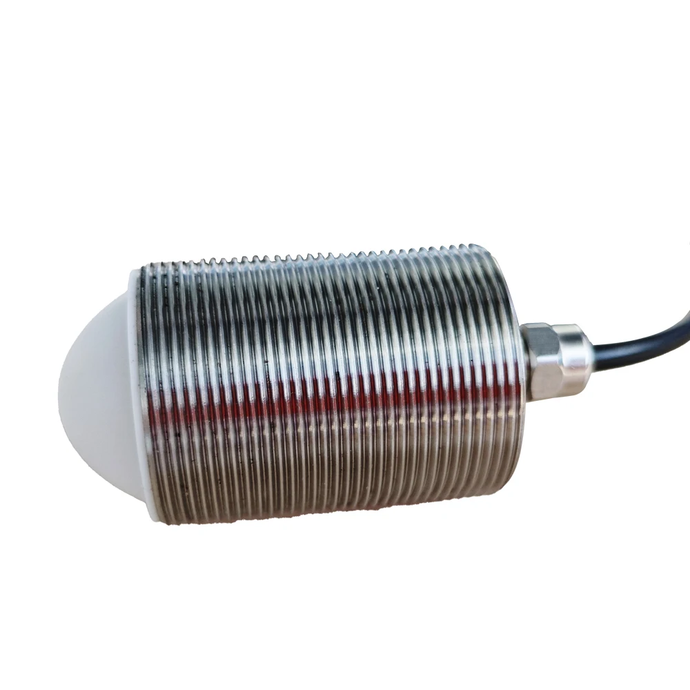 مستشعر مستوى السائل الرادار 80 جيجا هرتز، مستوى المياه لخزان زيت الوقود بمدى 20 مترًا، مخرج 4-20 مللي أمبير/RS485، مستشعر رادار صناعي IP68