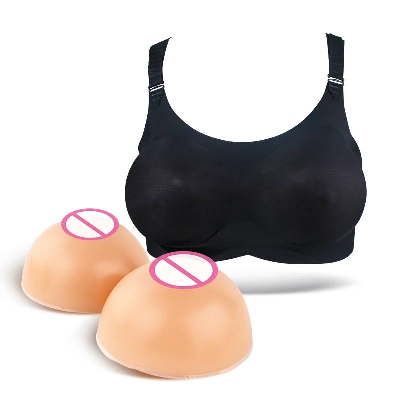 

ONEFENG B5 Crossdresser Bra Transgender Drag Queen Suitable for Shemale Include Round Shape Silicone Breasts
