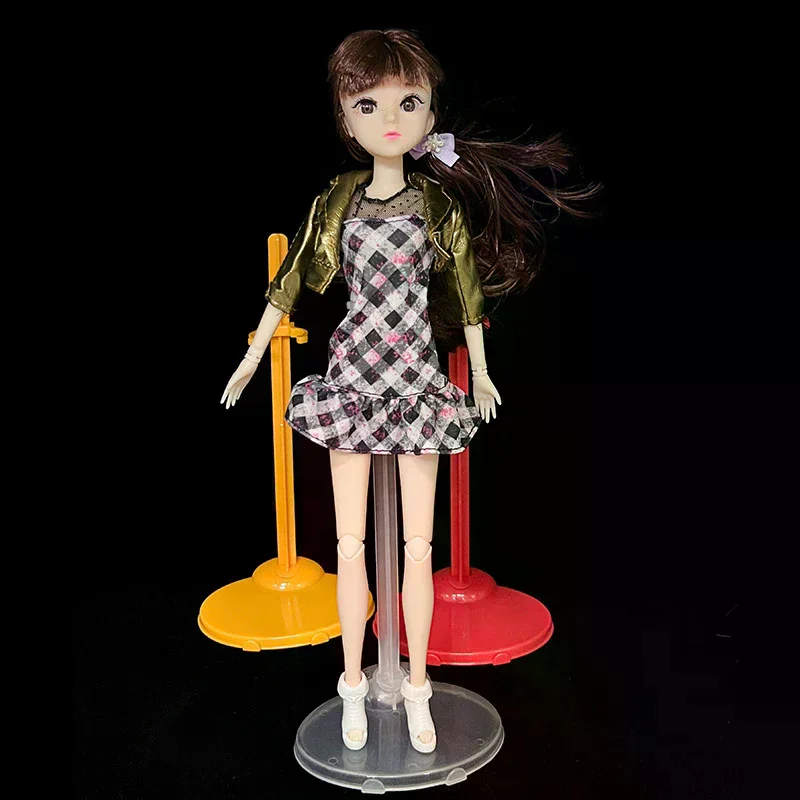 2pcs 1/6 Stand Toy Figure Model Display Transparent Support for Dolls Holding Clear Color Holder Doll Prop Up Mannequin