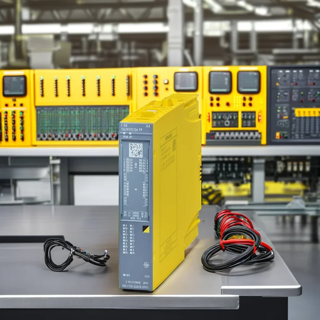 العلامة التجارية الجديدة ET 200SP HA وحدة الإخراج الرقمي الموجهة للسلامة F-DQ 10X24VDC/2A موديل 6DL1136-6DA00-0PH1 PLC PAC #1