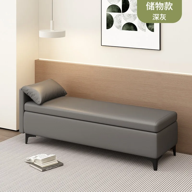 European storage long sofa stool storage can sit stool bedroom bedside stool storage rest  multi-color optional