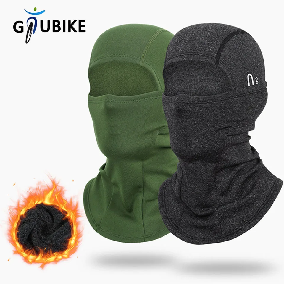 Gtubike novo balaclava ciclismo boné inverno quente correndo cachecol bicicleta capa facial completa headwear escalada esqui chapéu à prova de frio