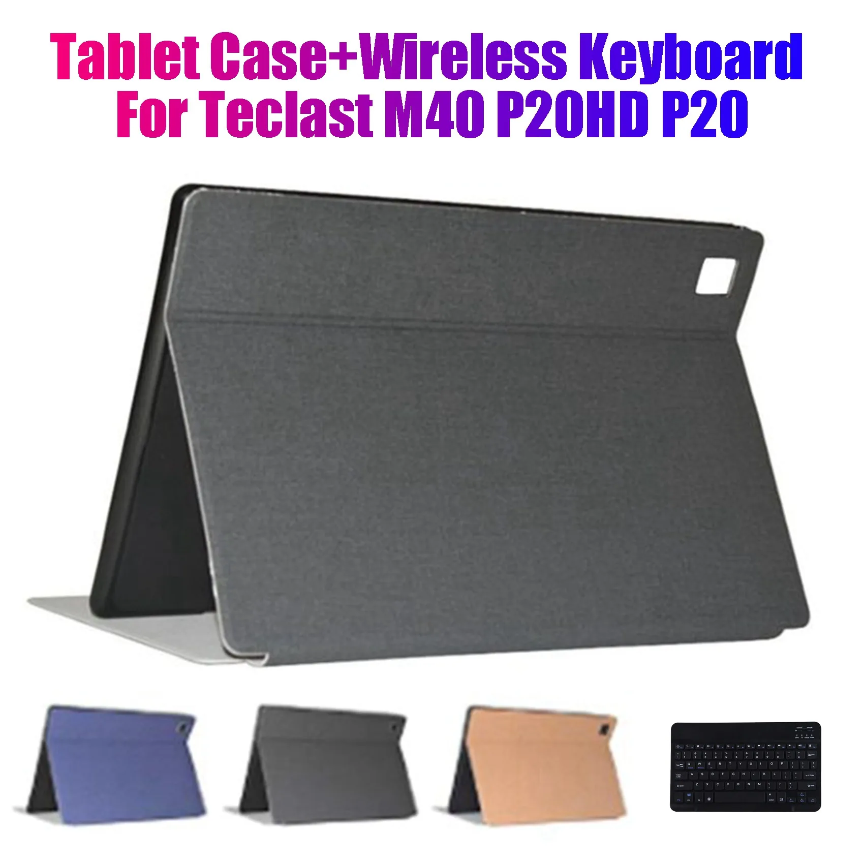 Tablet Case+Wireless Keyboard for Teclast M40 P20HD P20 10.1 Inch Tablet Case Anti-Drop Case Tablet