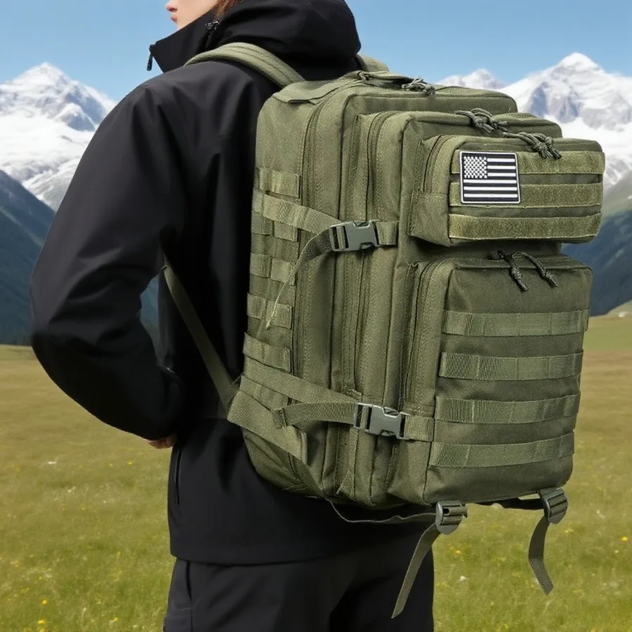 Mochila táctica Elite 50L/30L | Mochila militar y trabajo más fuerte 3X | Resistente y resistente | Bolsa MOLLE Bug Out de 3 días