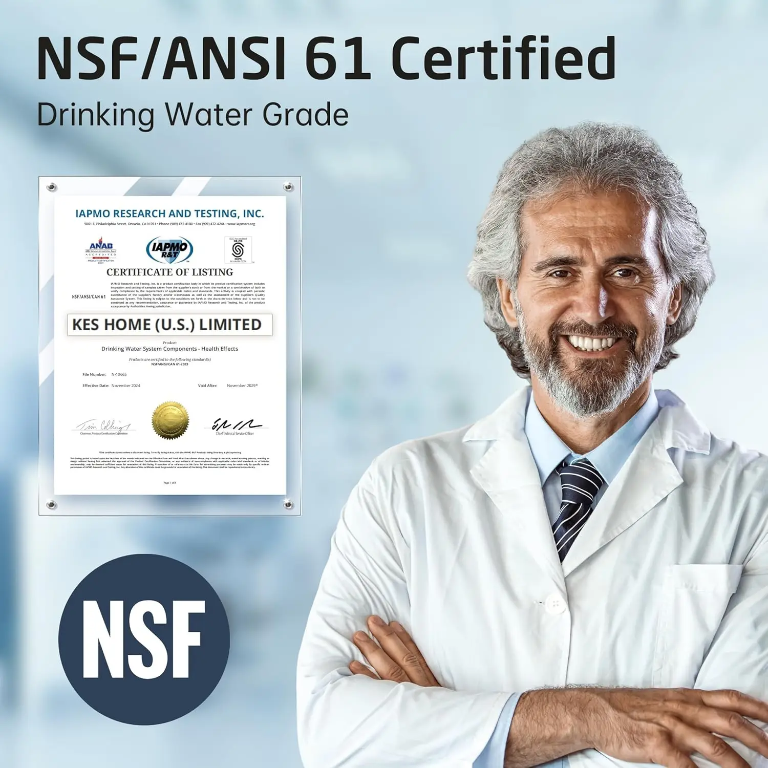 NSF認証済み逆浸透膜蛇口 ブラックRO鉛フリー浄水器蛇口 飲料水蛇口 キッチン蛇口 304ステンレス