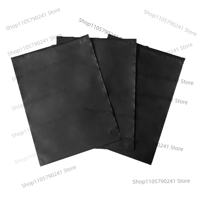 Matte Frosted Zip Lock Bags Compatible With Clothes Shirts Packaging Storage 50/100PCS Plastic Sealed Pouch Accessories