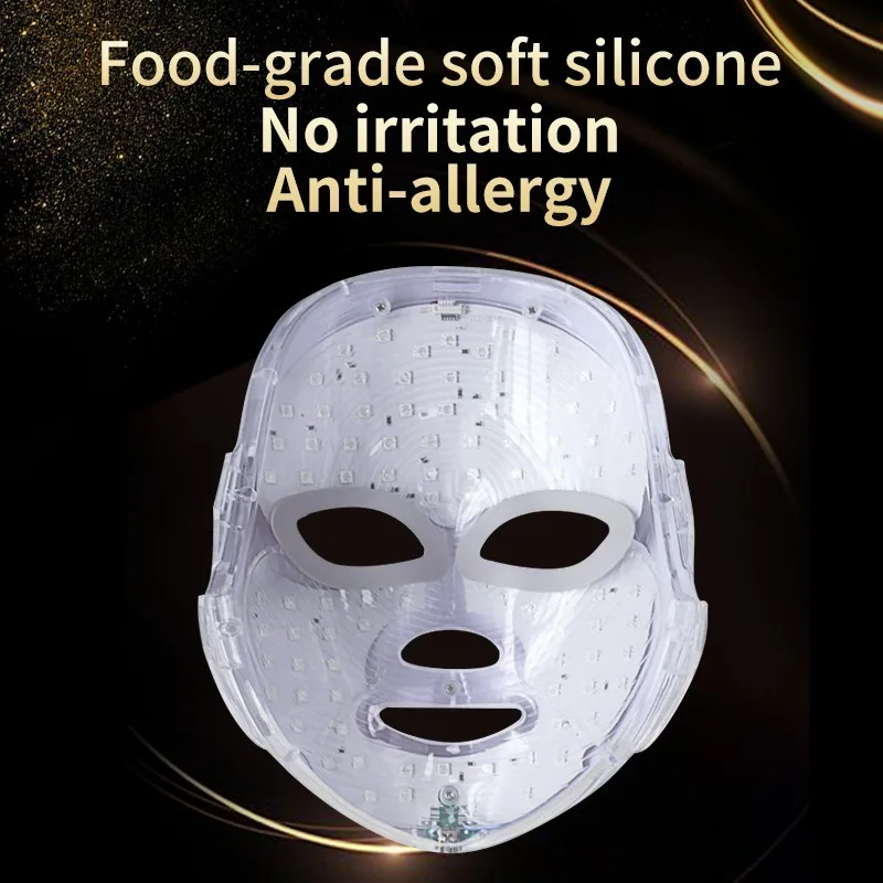 女性用LEDフェイスマスク スキンケア 家庭用美容機器 充電式美肌機器 エステティシャン用LEDフェイシャル機器