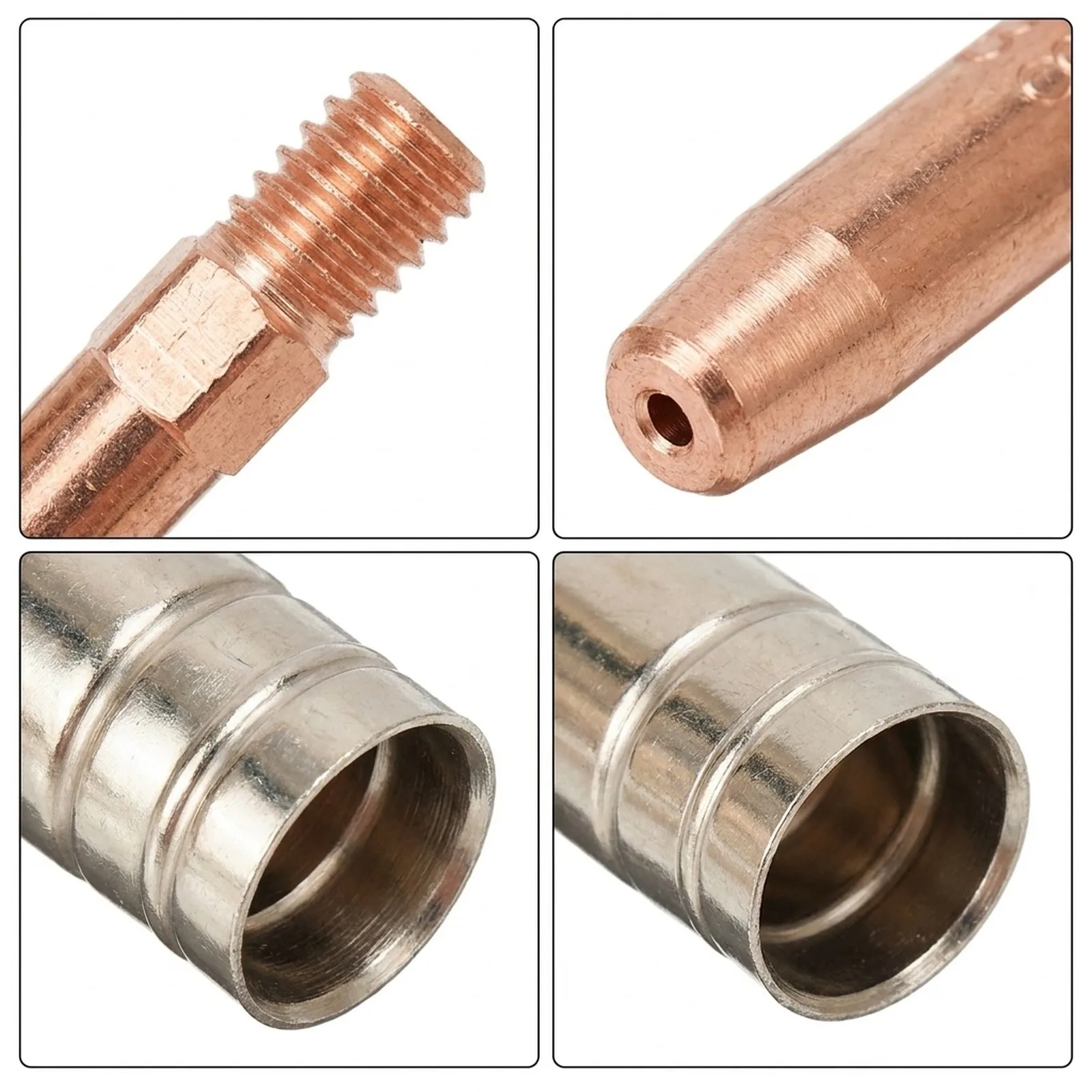 For Riland Consumable Shroud Welding Tip For Rilon MB15 for mig for welder for torch 12* 12pc For Mitech for durable Practical