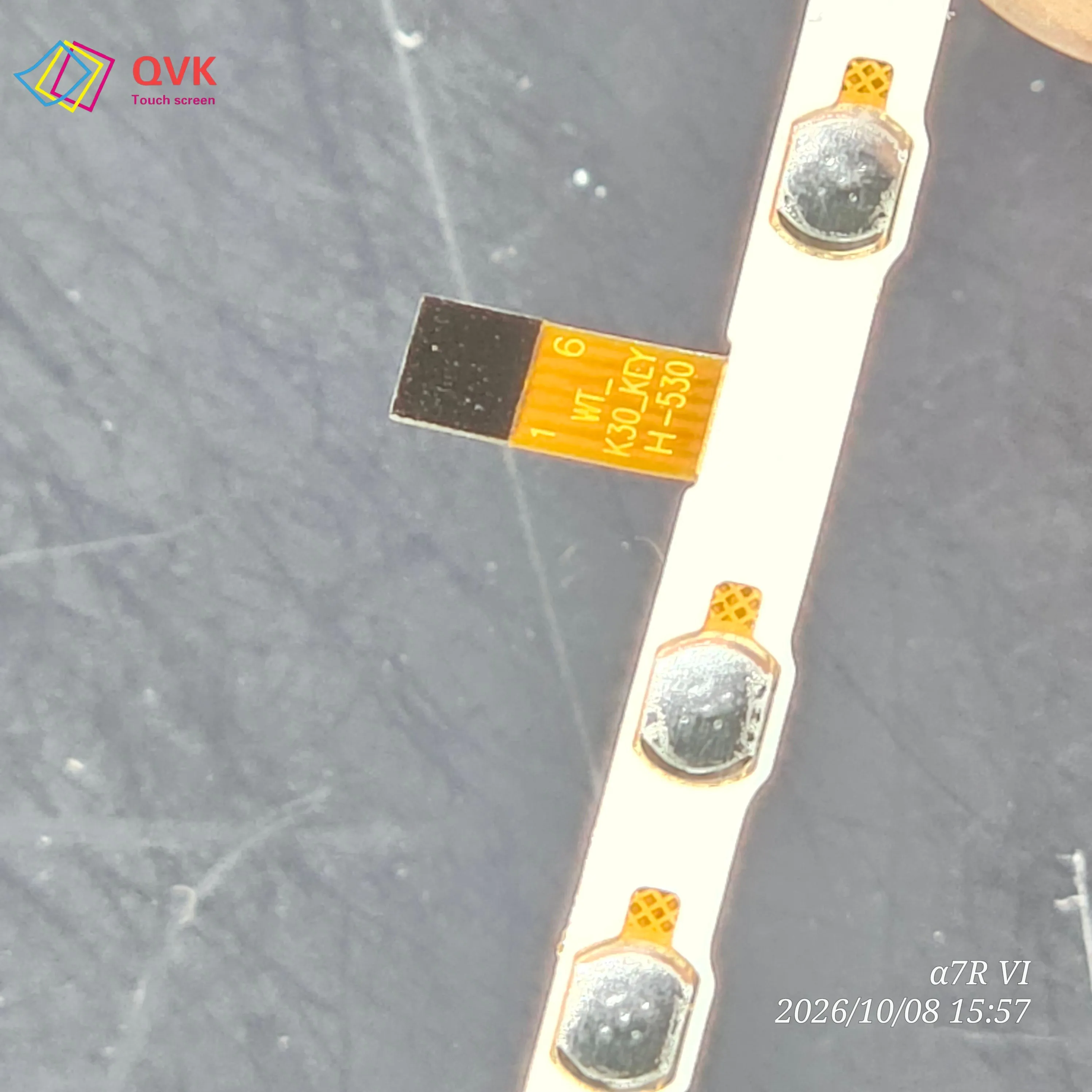 WT_K30_KEY H-530 Tablet Spare Parts Switch On Off Power Volume Button Cable Flex