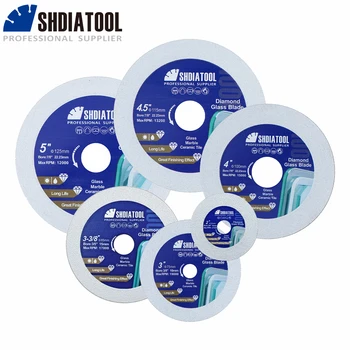 SHDIATOOL الماس شفرة المنشار قطع الزجاج 50/75/85/100/115/125 مللي متر ل اليشم كريستال الرخام بلاط الكوارتز زجاجة القرص طحن لوحة