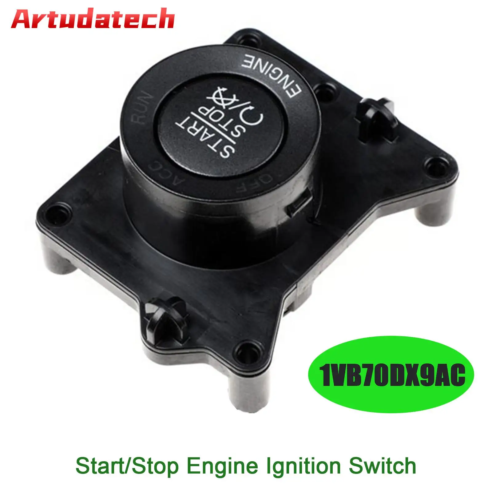 Artudatech Start/Stop Engine Ignition Switch 1VB70DX9AC for Jeep Cherokee 2014 2015 2016 2017 2018 Car Accessoreis