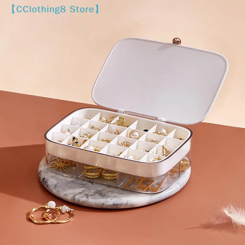1Pcs A Stylish Multi Layered Waterproof Jewelry Storage Box Perfect For Organizing And Storing Jewelry【AliS8】