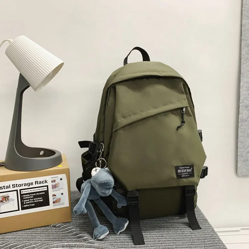 Zaino da uomo alla moda 2025 Nuovi zaini da viaggio da donna di grande capacità Borsa da scuola per laptop versatile Zaino da scuola per ragazza e ragazzo