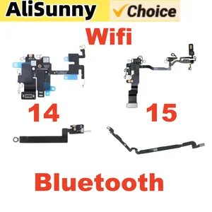 Bilashmart Bluetooth WiFi Flex Cable iPhone 15 14 Pro Max 14Plus Wi Fi Antenna Signal NFC Clip Repair Parts