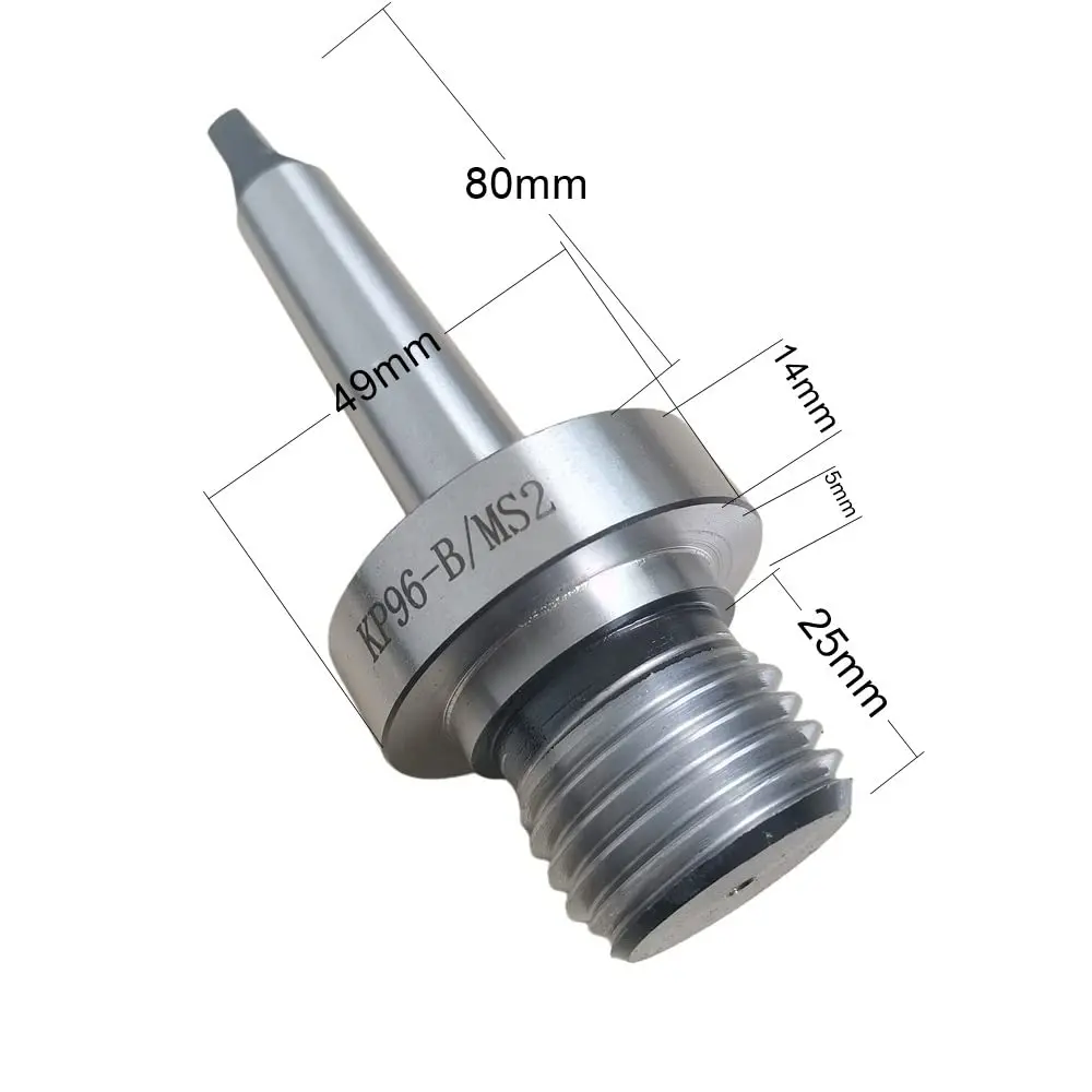 Woodworking Chuck Adapter to M33X3.5 Thread with #2 Morse MT2 Taper Mount