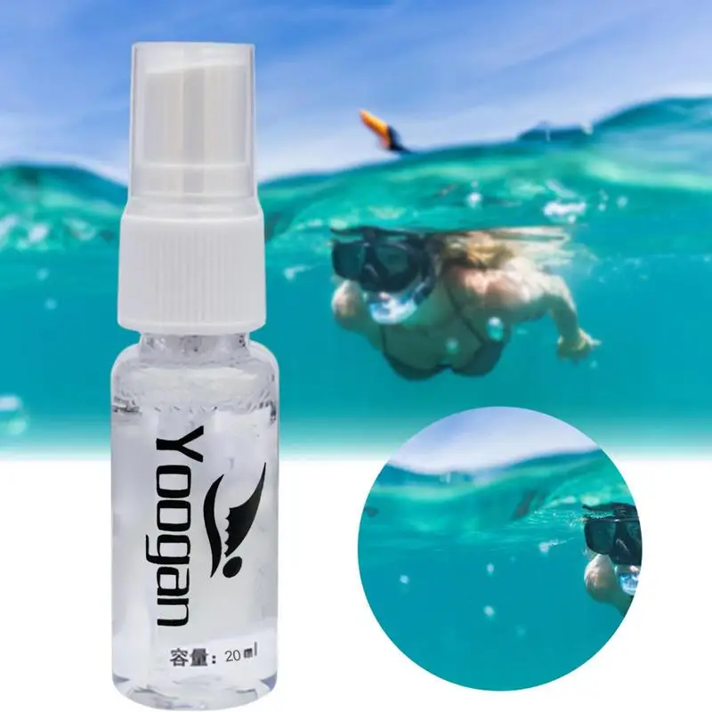 20ml Solid Anti Fog Agent For Swim Goggles Glass Lens Diving Mask Cleaner Solution Antifogging Spray Mist Prevents Fog