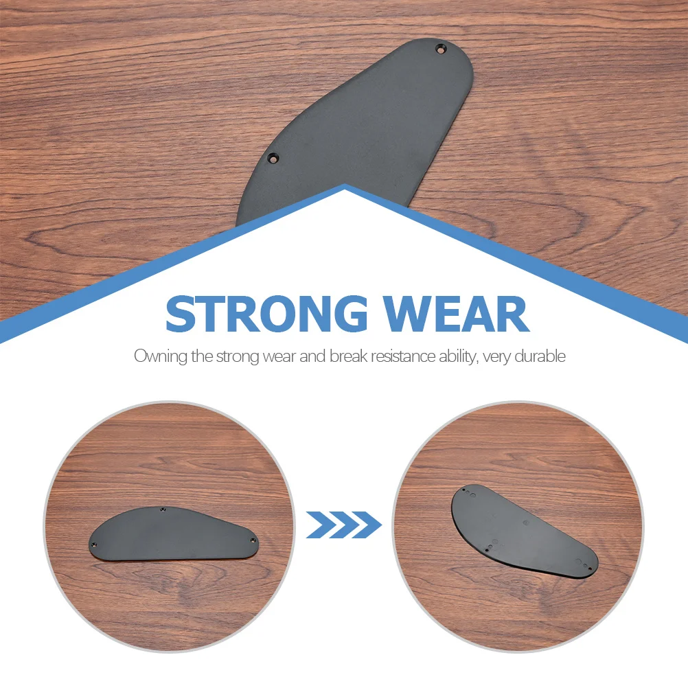 

Professional Guitar Pickguard Durable Plastic Backplate Strong Break Resistance Easy Installation for Guitarists and Band