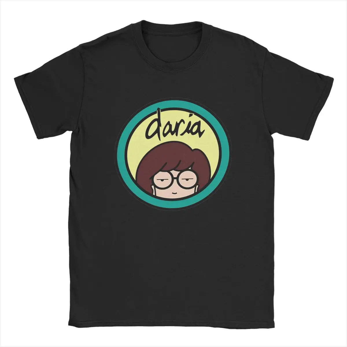 Cartoon D-Darias Logo T Shirt Men Cotton Casual T-Shirt O Neck Strong Bravery MTV Tee Shirt Short Sleeve Clothes Gift