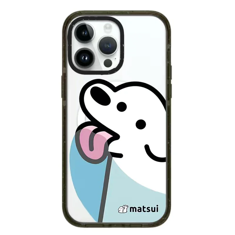 

MagSafe Acrylic Cartoon Dog Phone Case Cover for IPhone 11 12 13 14 15 16 Pro Max Case for IPhone 16 Pro Max