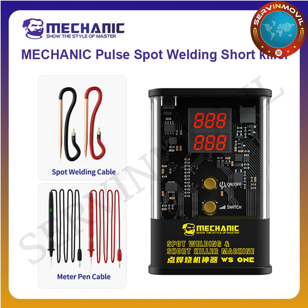 MECHANIC WS ONE Pulse Spot Welding Short killer 10,000 mAh PCB Circuit Fault Detection For Mobile Phone Repair Tools