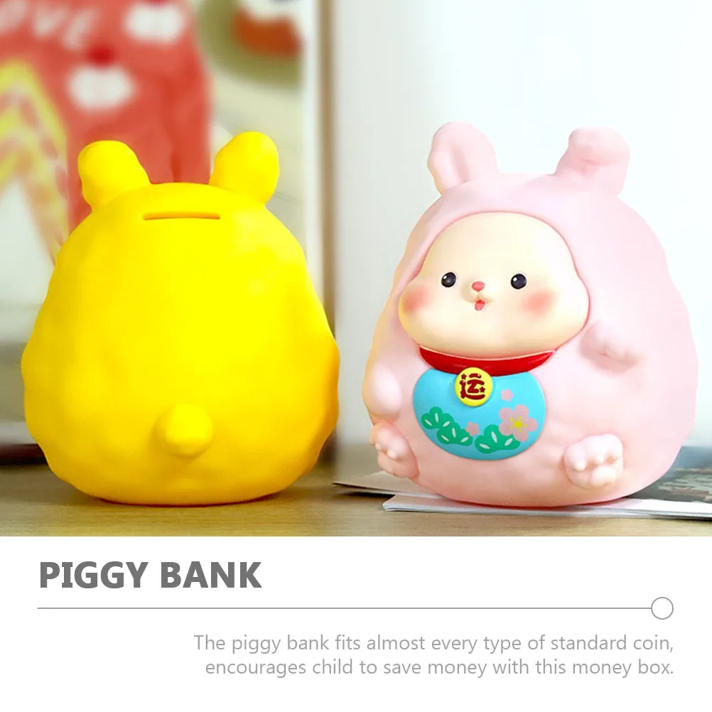

Zodiac Rabbit Bank Bunny Decor Money Jar Coin Bunny Decor Saver Cartoon Storage Container Home Accessories