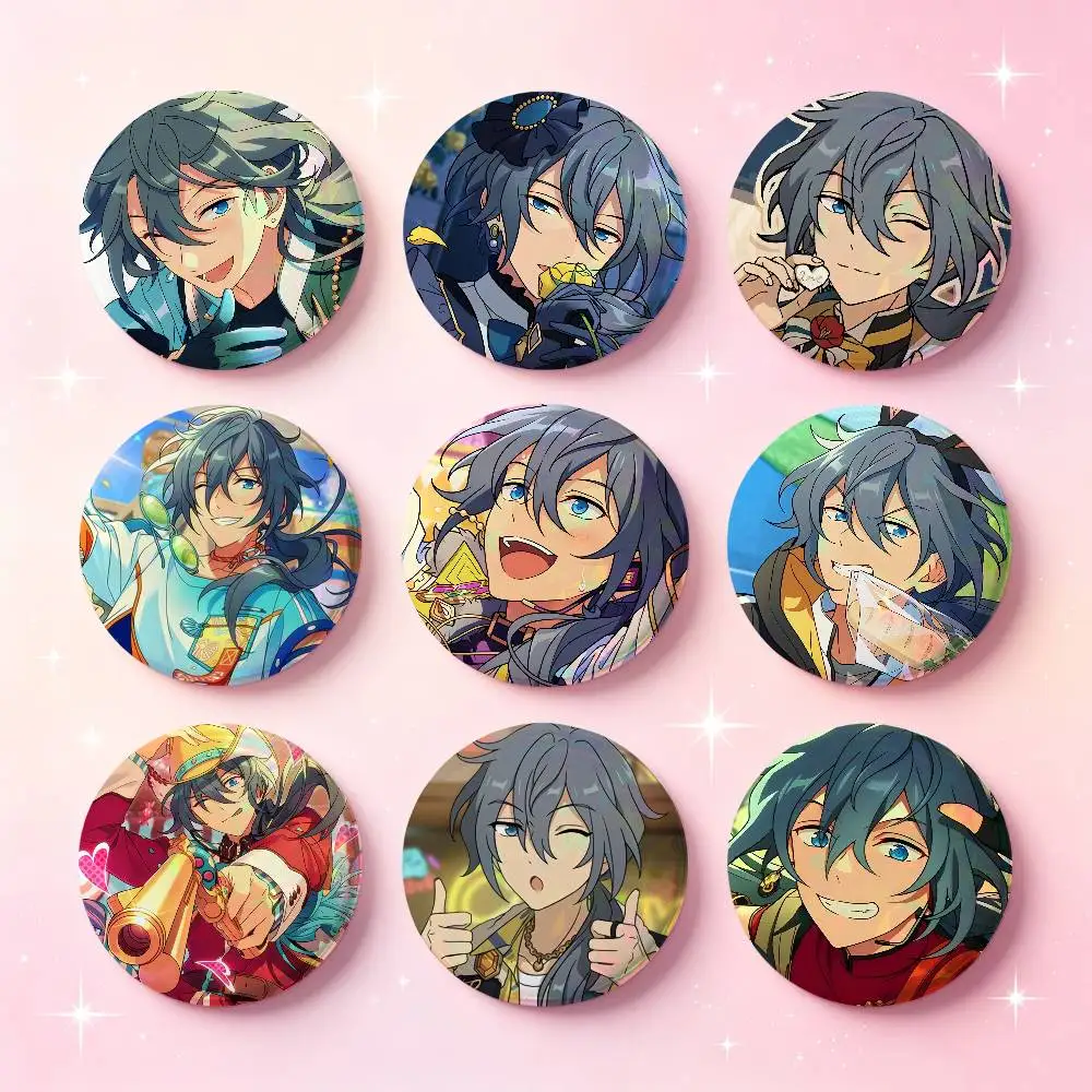Niki Shiina Anime Figure Badges 25 32 44 58 75 Mm Round Cosplay Pin Bag Decor Fans Collect Friends Gifts Brooch Souvenir