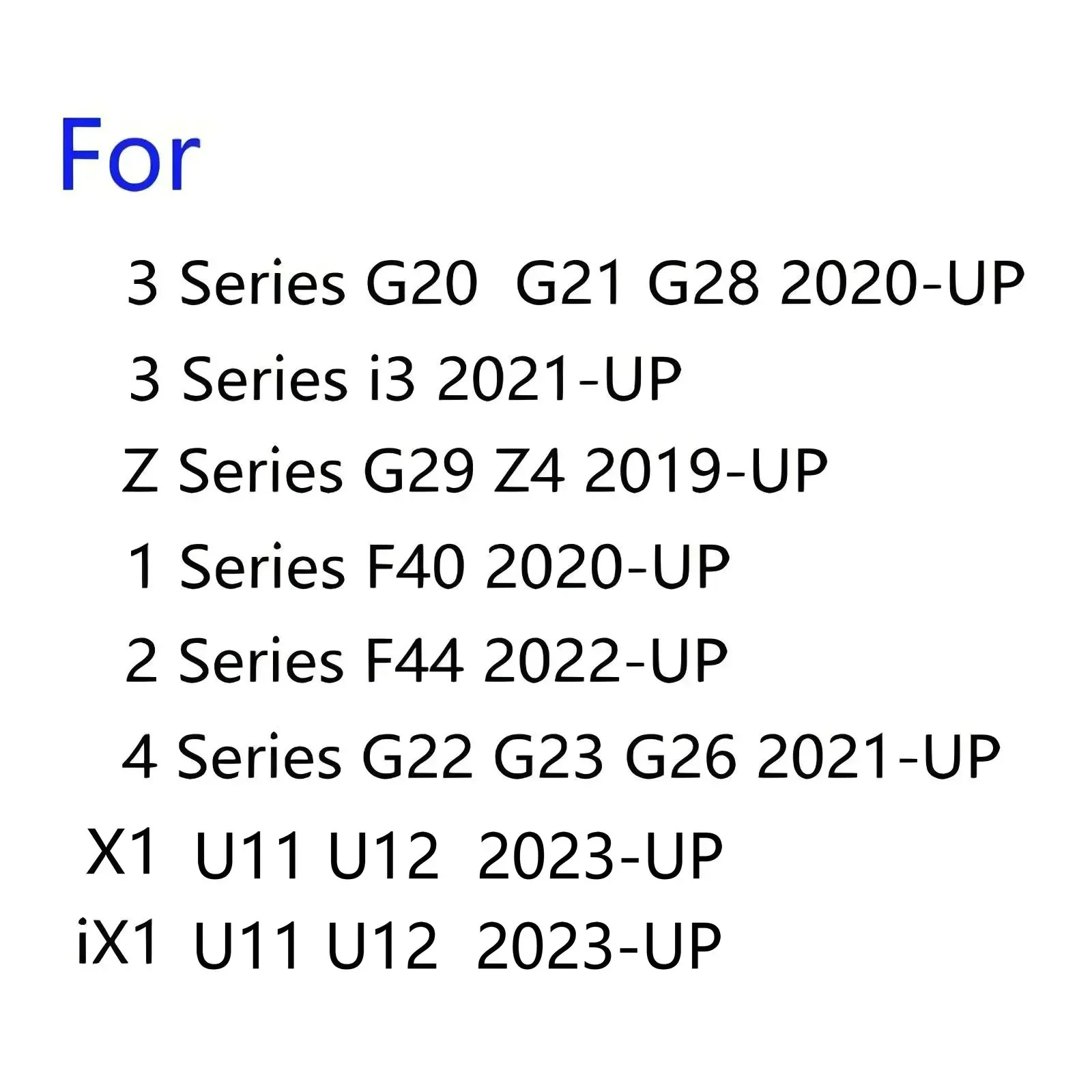 

Accessories Interior Mouldings Hot HD For BMW 1 2 3 X1 Ix1 Series I3 G20 G21 G22 G23 F40 F44 U11 U12 G29 2022 2023 2020 2021 202