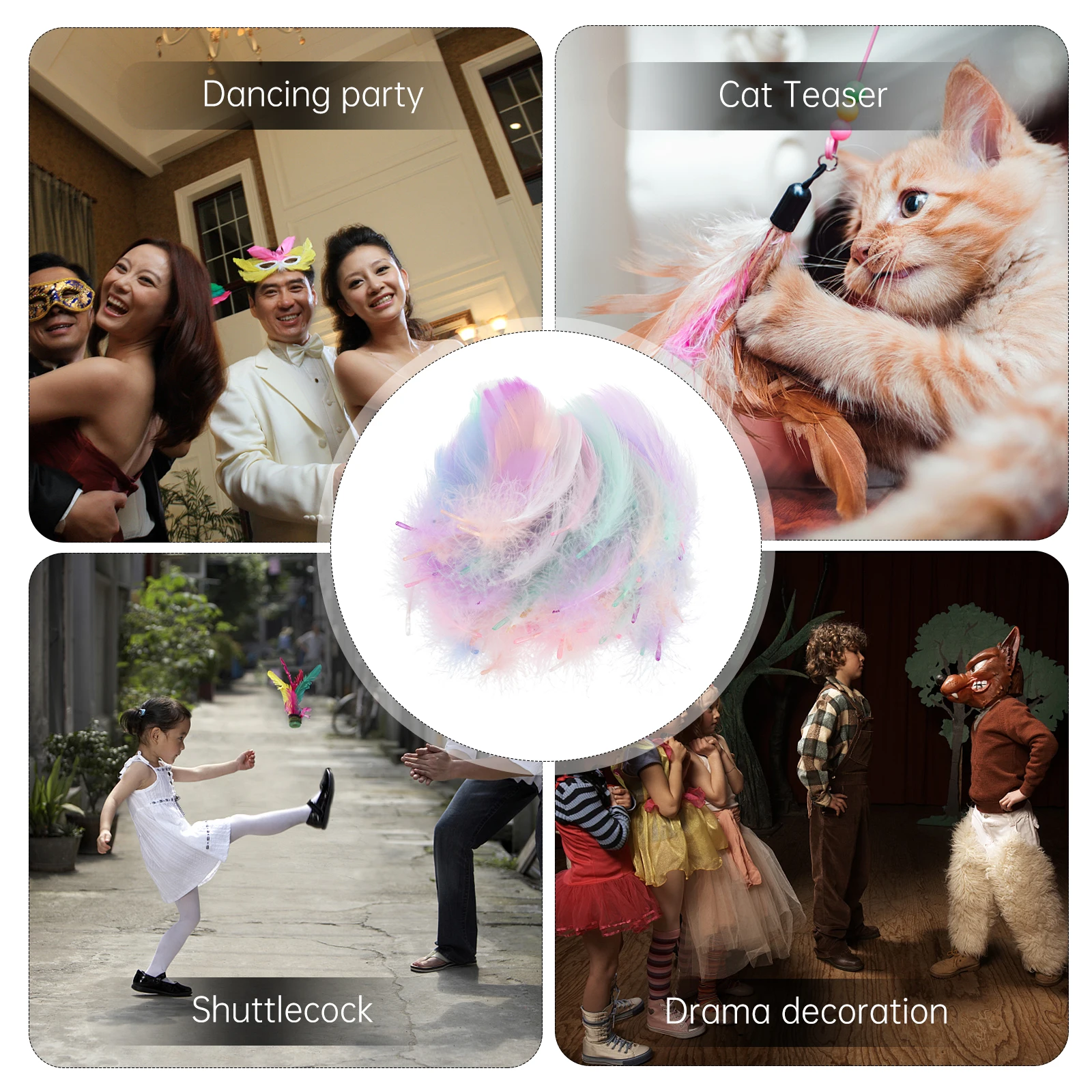 

200 Pcs Decoration Clothing Accessory Gift Filler Filling Natural