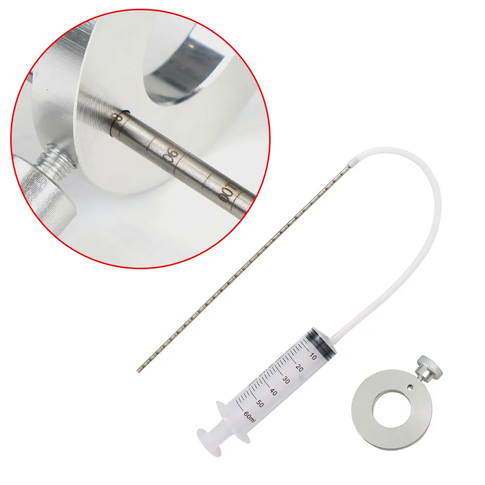 Fork Oil Level Gauge Kit Universal Fork Oil Level Adjustment Measuring Tool for Motorcycle Capacity 60ml Motorcycle Repair Tools