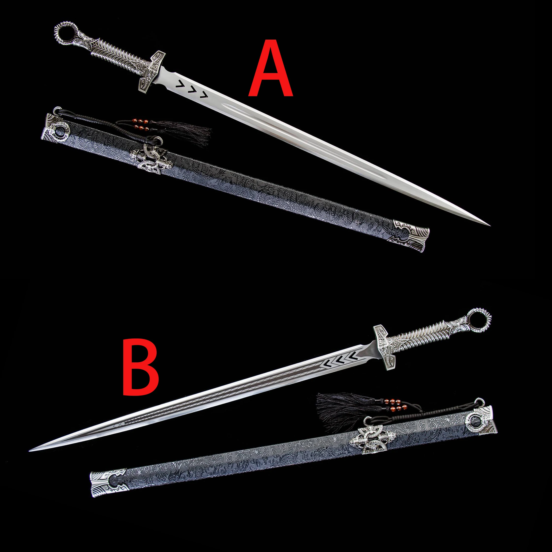 

99m Medieval high carbon steel sharp samurai sword Chinese Kung Fu Combat Preparation Weapons katana full tang Ninja Kung Fu