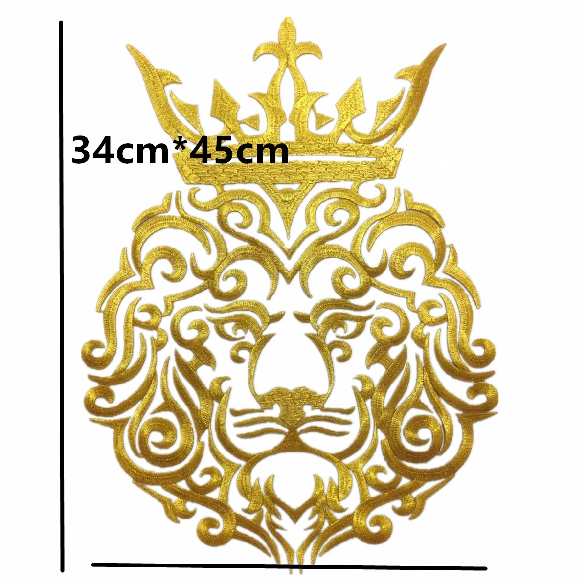 Iron On Appliques Animal Crafts Gold Embroidery Cosplay Costumes Garment Patches