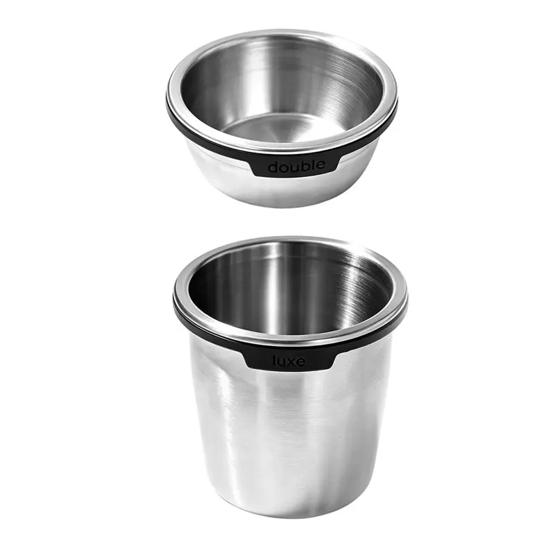AT43-Coffee Pressurized Porous Filter For Ninja ES601 ES701 Espresso Machine Double And Luxe Baskets