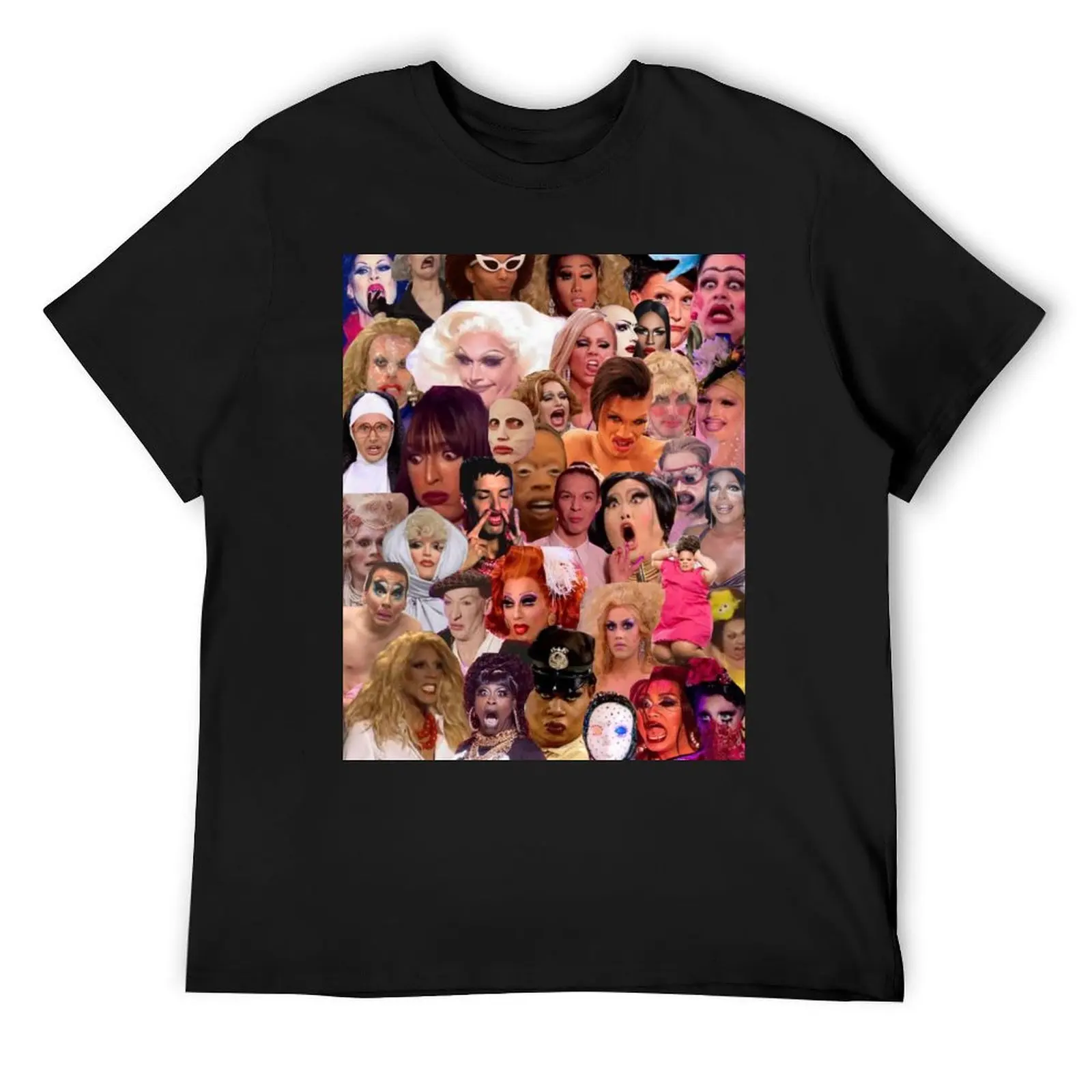 

Iconic Drag Queens collage T-Shirt T-shirts man basketball graphic tees valentines boutique clothes boys animal print shirts men