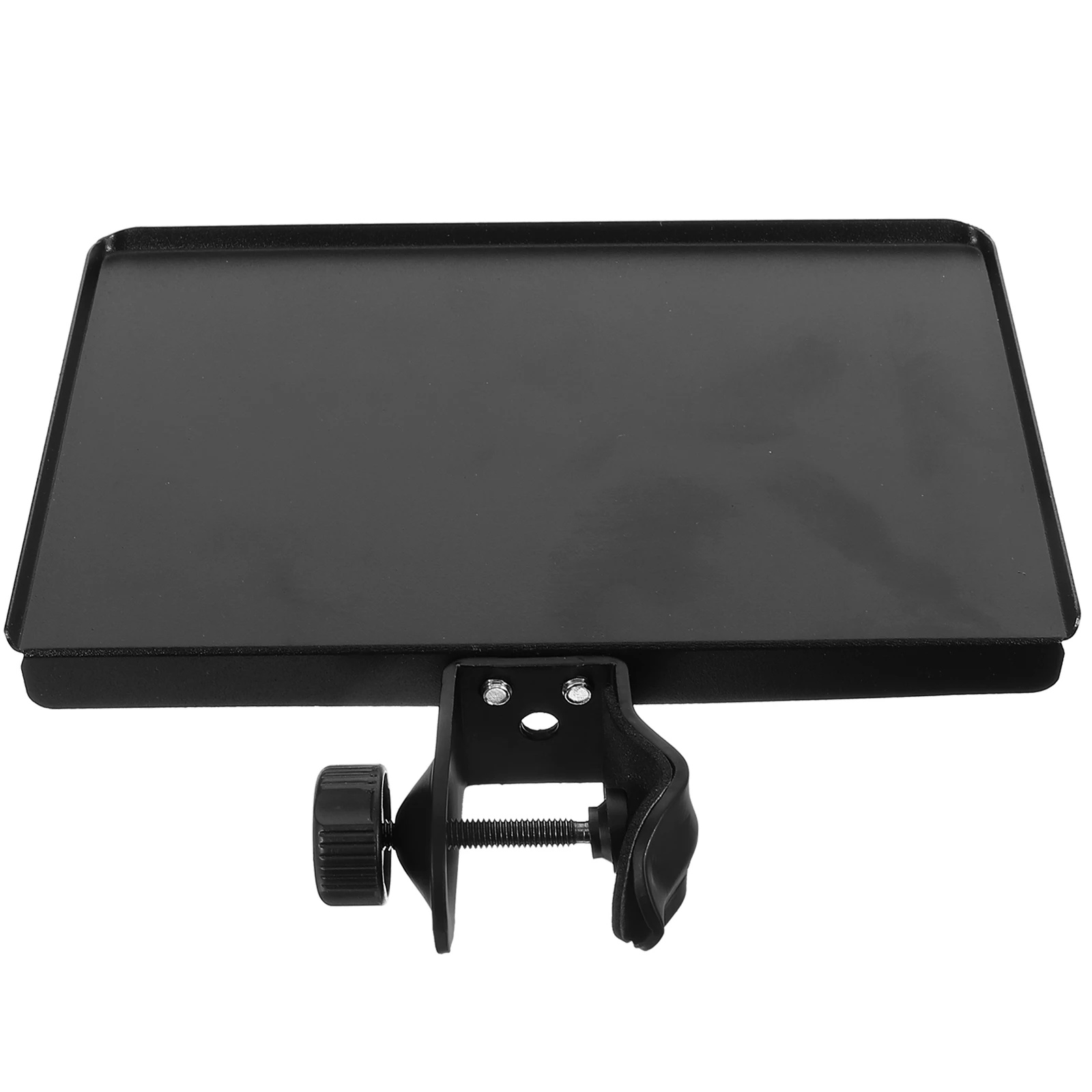 

Adjustable Sound Card Tray For Live Broadcast Microphone Stand Holder Universal Clamp-On Rack Mic Storage Shelf Compatible With