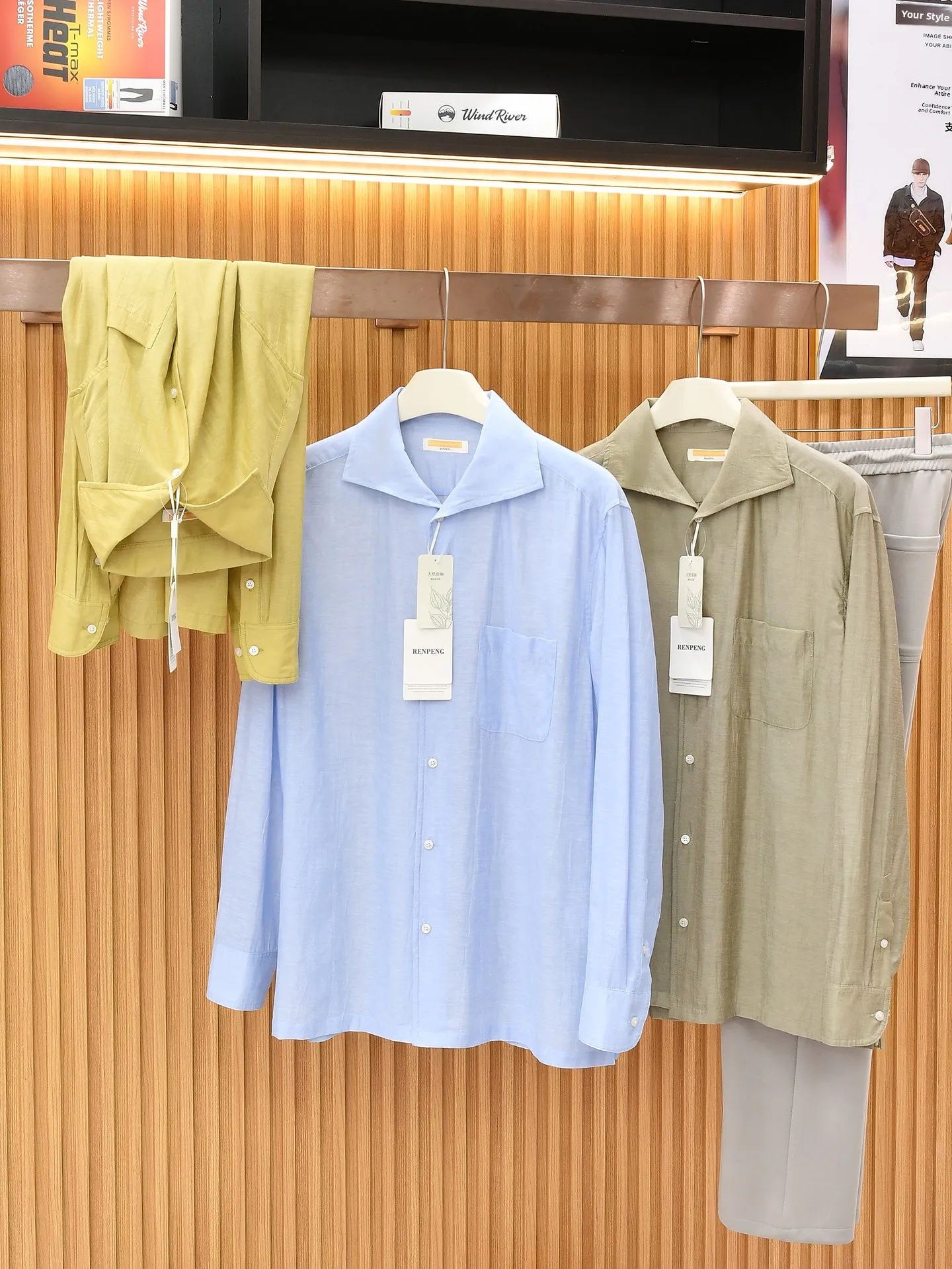 Men's Casual Loose Fit Long Sleeve Shirt Lightweight Breathable Linen Mix Spring Fashion Comfortable Pure Color Versatile Shirt