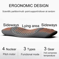 Waist Pillow Bed Sleeping Waist Protection Pad Electric Massage Lying Flat Waist Pain Waist Support Heating Vibrating Sleep Pad 1