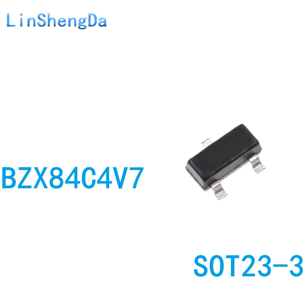 

Цельный Диод Зенера BZX84C4V7 4,7 В SMD SOT23, экранная печать Z1 (упаковка 3K)