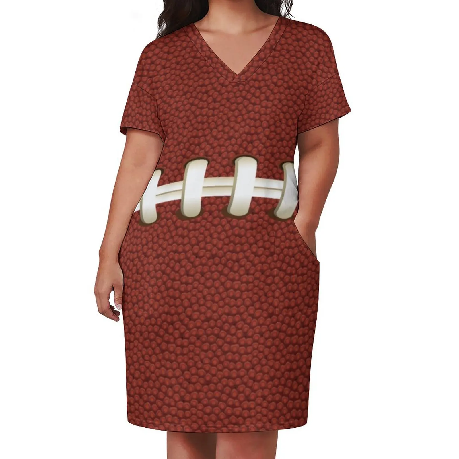 love football sports athletic Loose Pocket Dress Dress woman Dresses for wedding party dresses ladies 2025 summer Woman fashion